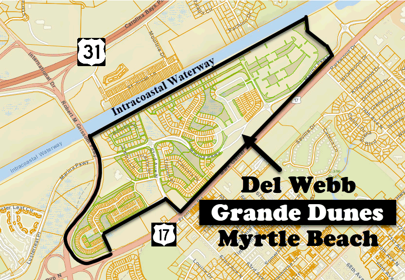 Del Webb at Grande Dunes Myrtle Beach 55 plus community