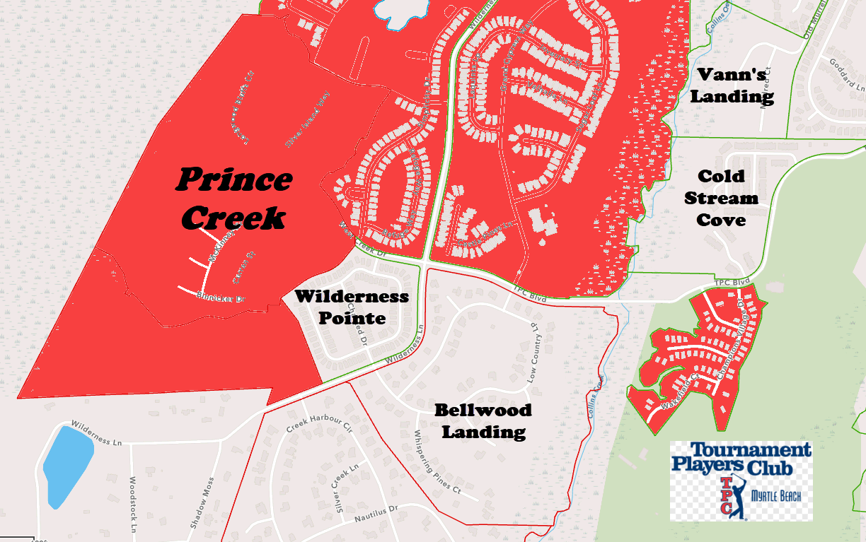 Seasons at Prince Creek 55 plus community in Myrtle Beach